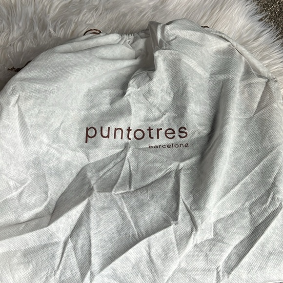 Puntotres Leather Bucket Style Handbag - Picture 8 of 8